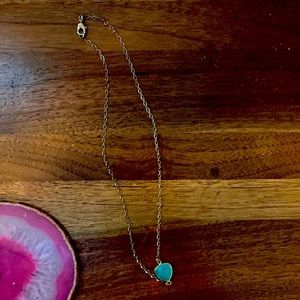 Teal necklace